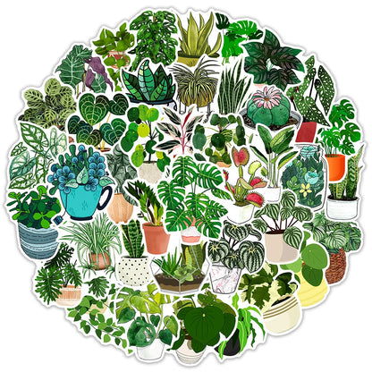 Sophron™ Stickers: Cute Plants - Sophron Studios