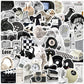 Sophron™ Stickers: Black White  Decoration - Sophron Studios