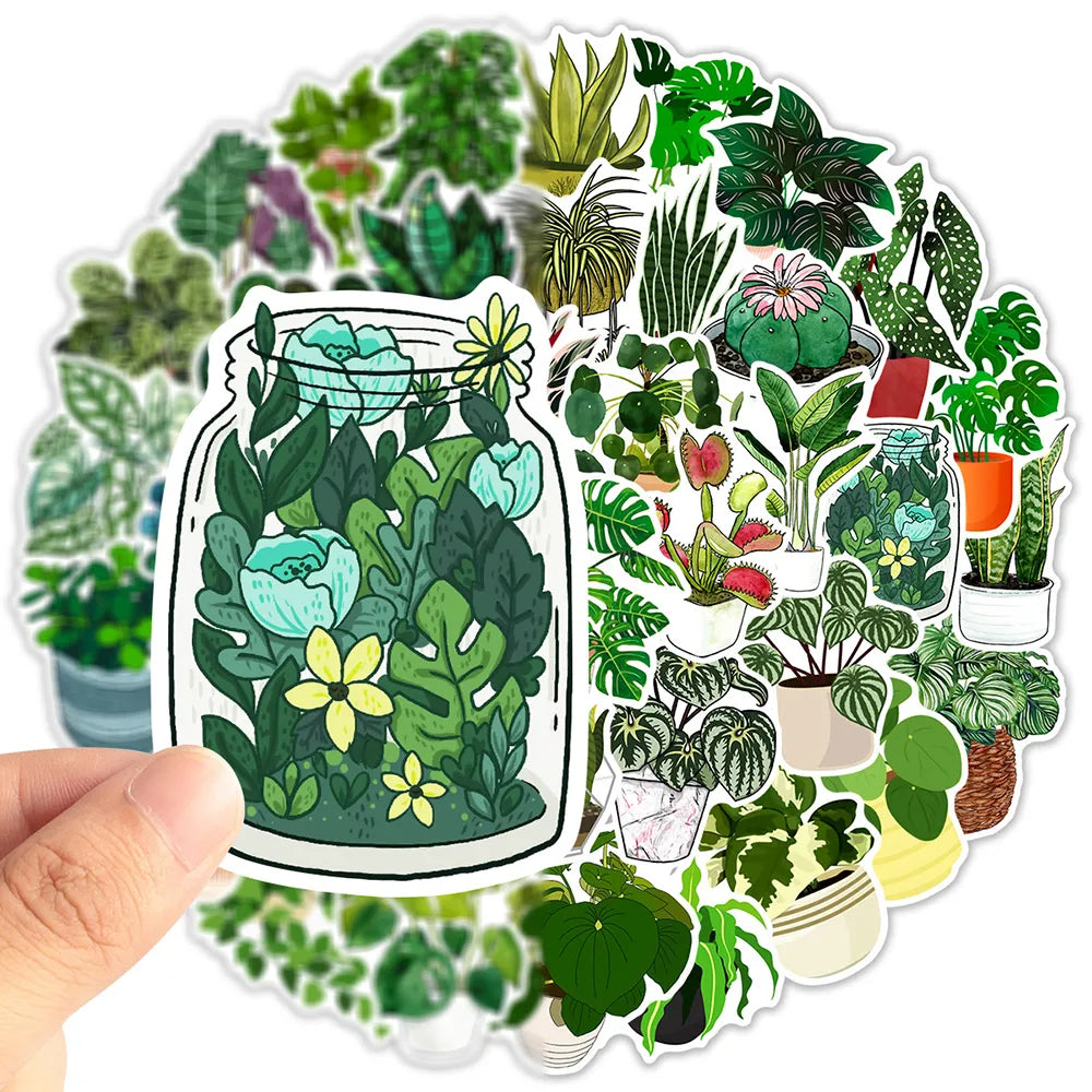 Sophron™ Stickers: Cute Plants - Sophron Studios