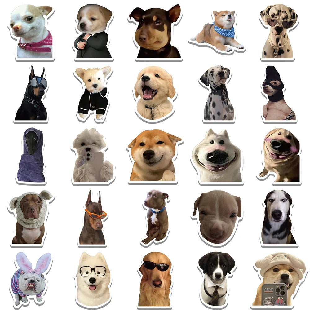 Sophron™ Stickers: Cute  Dogs - Sophron Studios