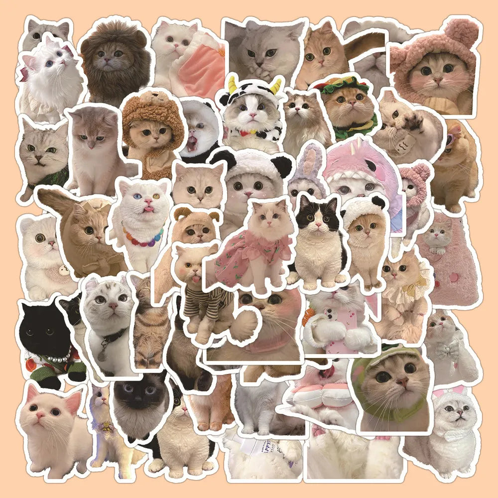 Sophron™ Stickers: Cute Cats - Sophron Studios