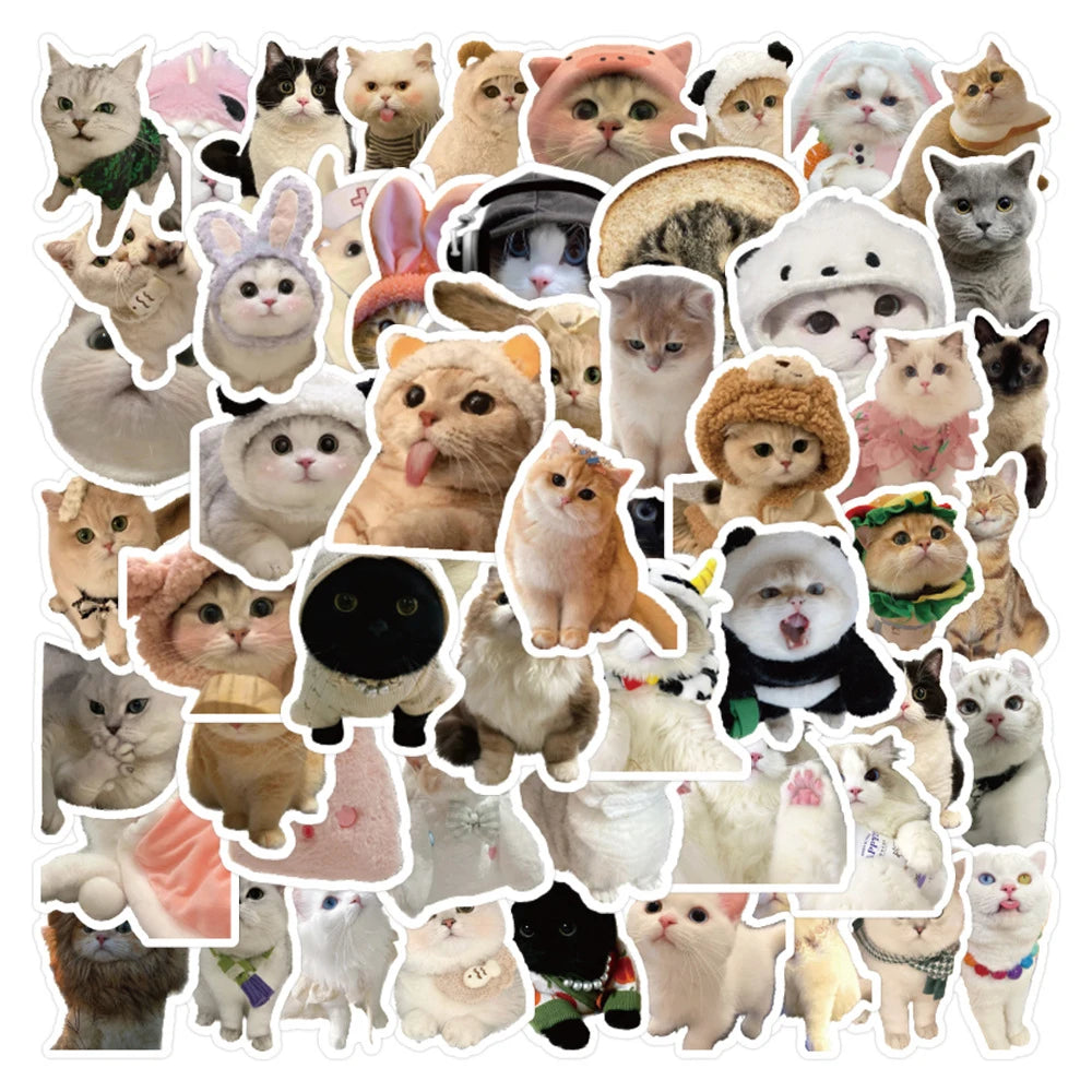 Sophron™ Stickers: Cute Cats - Sophron Studios