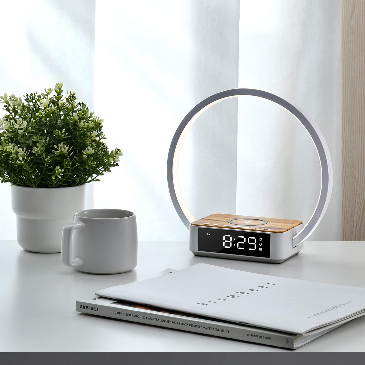 Sophron™ Charging: Lamp with Wireless Charger for Bedside - Sophron Studios