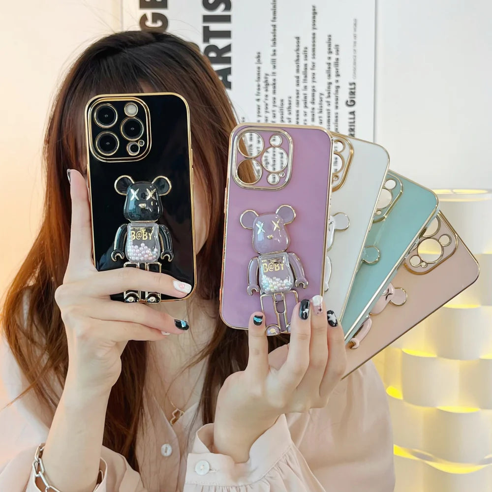 Sophron™ Case: Glam Bear Case